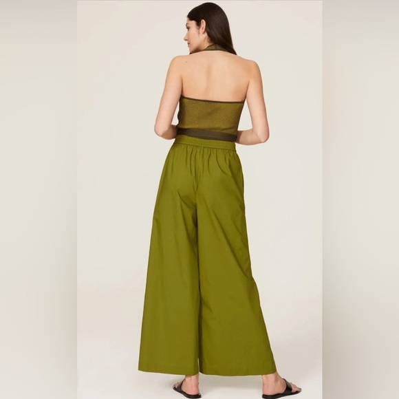 Toccin Green Palazzo Pants size Large - Picture 3 of 10